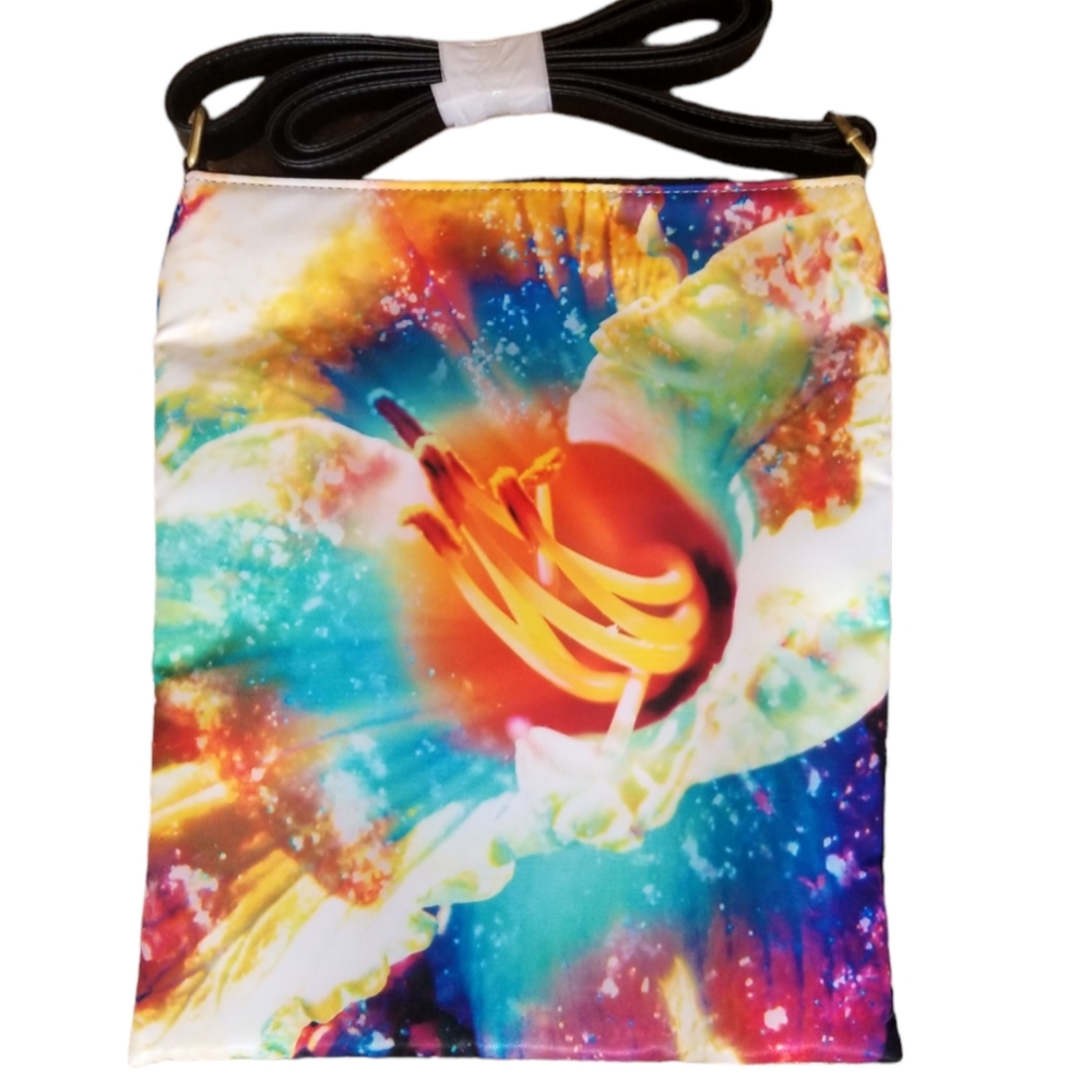 One Of A Kind Vibrant Large Crossover Sling Bag